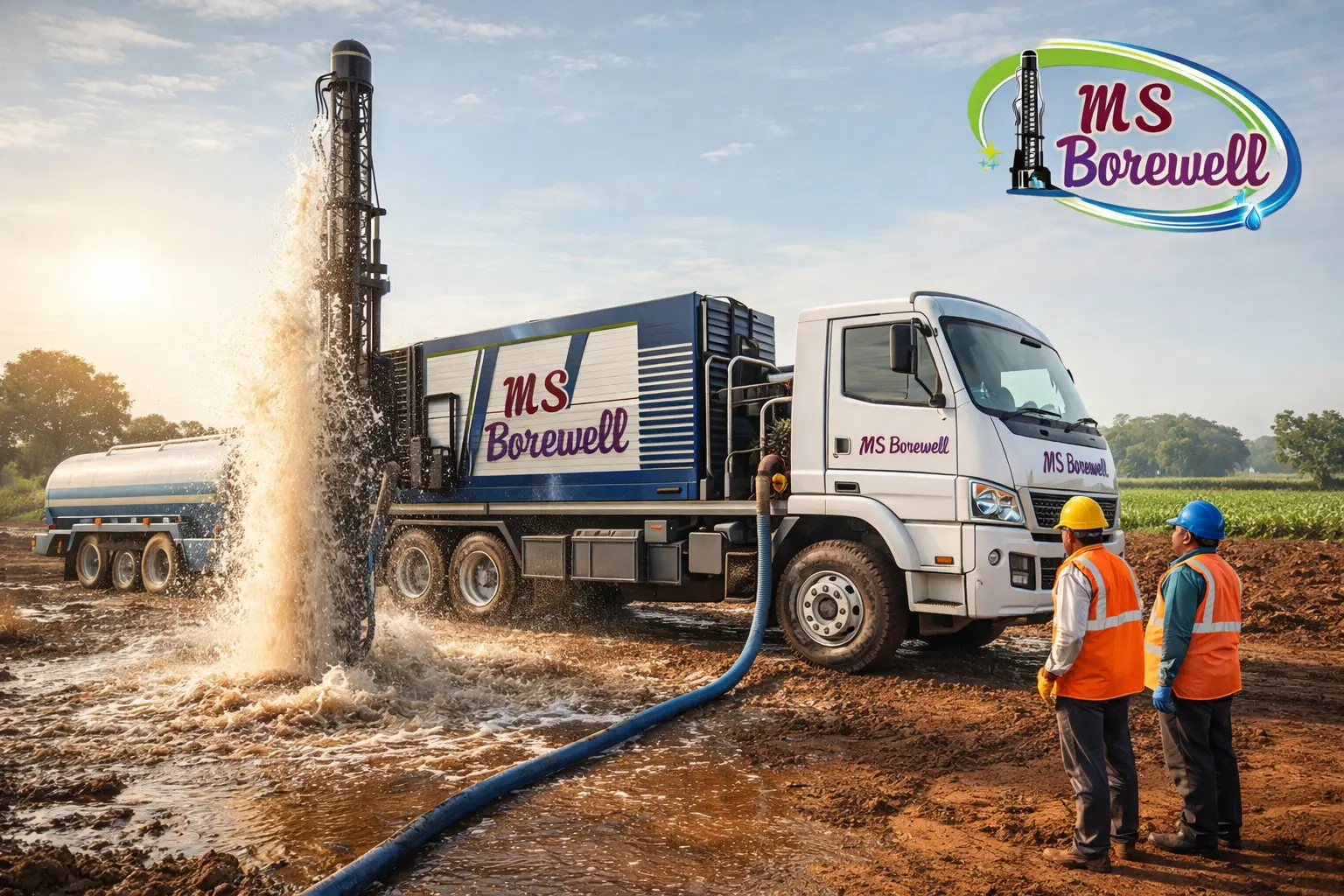 Borewell Flushing & Cleaning